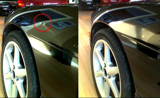 Before & After Dent Removal